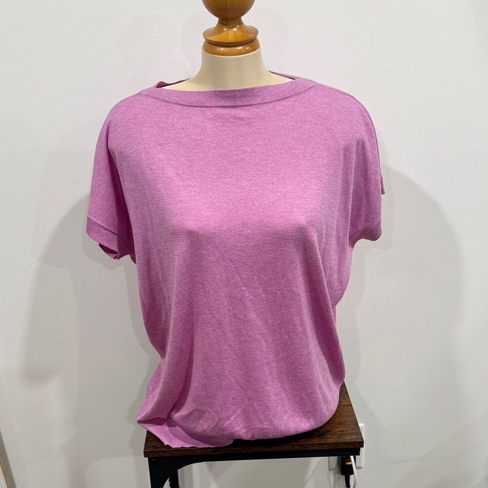 Lauren Ralph Lauren Lavender Short Sleeve Women's Top